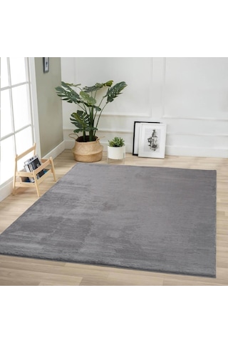 Jassrug Soft Kürk Halı 160 x 230 Antrasit