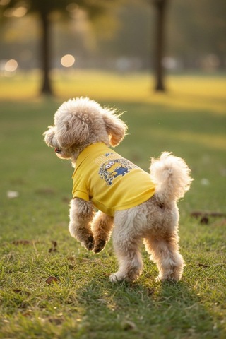 Miniş One-in-a-minion Küçük Irk Köpek Pike Kumaş Polo T-shirt-21586
