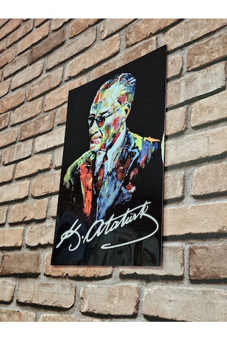 Atatürk Karizmatik Metal Poster
