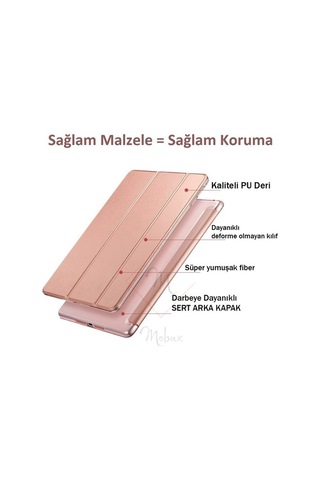 Huawei Uyumlu Mate Pad T10 / T10S Kılıf Pu Deri Smart Standlı Case