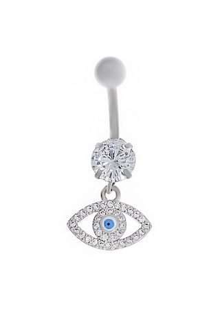 Kadın Göz Model Sallantılı Çelik Piercing