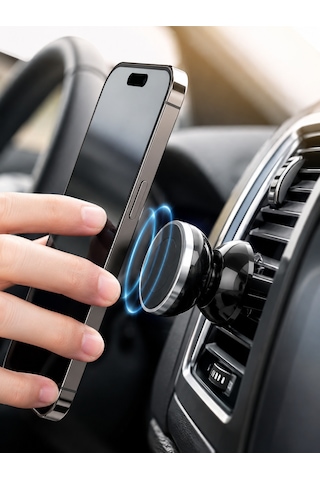 Mıknatıslı Araç İçi Telefon Tutucu Havalandırma Izgarasına Takımına Uygun Çr