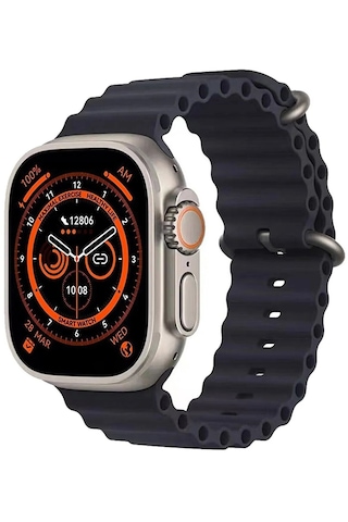 Wearfitpro Watch 8 Ultra Akıllı Saat 49mm Android Ve İos Uyumlu Arama Yapma Vidalı Kordon Kilitleme Bluetooth