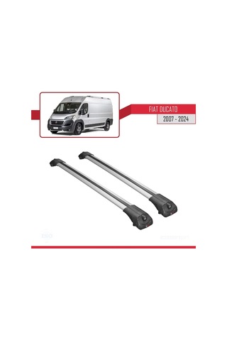 Fiat Ducato 2007 Ve Sonrası İle Uyumlu Ace-1 Ara Atkı Tavan Barı Gri