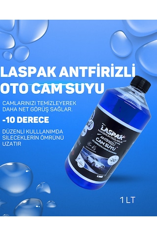 Laspak Antifrizli Oto Cam Suyu -10 Derece 1 Lt