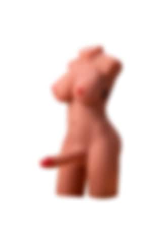 Lilitushop 2 İşlevli İleri Geri Hareketli 17cm Penisli Anal Vücut