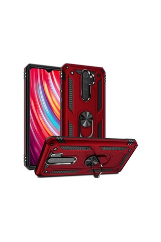 Xiaomi Redmi Note 8 Pro Kılıf Zore Vega Kapak-Siyah