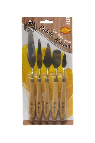 Resim Spatula Seti Boya Palet Bıçağı 5 Parça