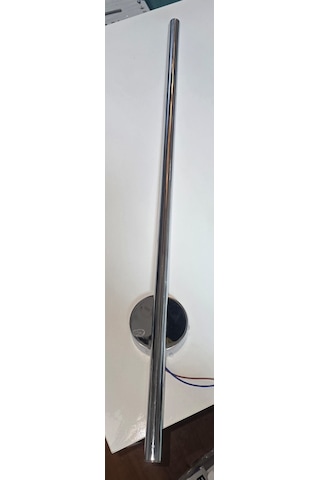 Dekoratif Led Aplik Krom Kaplama Kumandalı Dim Edilebilir 75 Cm Gün Işığı