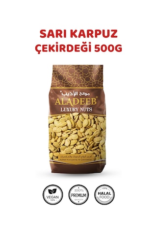 Aladeeb Sarı Karpuz Çekirdeği Kavrulmuş 500 G
