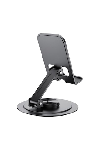 C151 360 Dönebilen Metal Telefon Tutucu - Profesyonel Masaüstü Telefon Standı