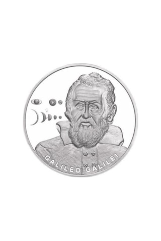 Agakulche Galileo Galılei Gümüş Para