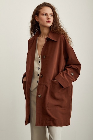 Never More Torba Cepli Trençkot Kahve