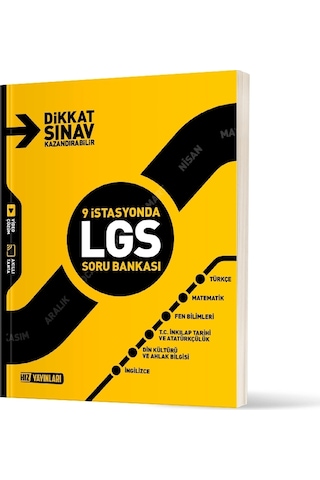 Hız Yayınları 9 İstasyonda Lgs Tüm Dersler Soru Bankası Hız Yayınları 9 İstasyonda Lgs Tüm Dersler Soru Bankası