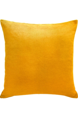 Kadife Serisi Koyu Sarı Kırlent, Yastık Kılıfı En: 40 Boy: 40 Koyu Sarı
