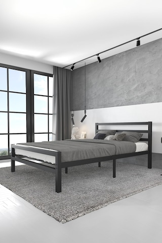 Aksviva Buhara Çift Kişilik Ferforje Metal Karyola