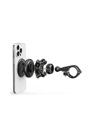 Nukrotech Fastfix Fx2-154 Titreşim Modüllü Gidon Bağlantılı Telefon Tutucu Siyah