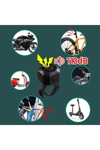 Xianwen Ximistore9 Kablosuz Titreşim Alarmı - 110db Yüksek Ses,