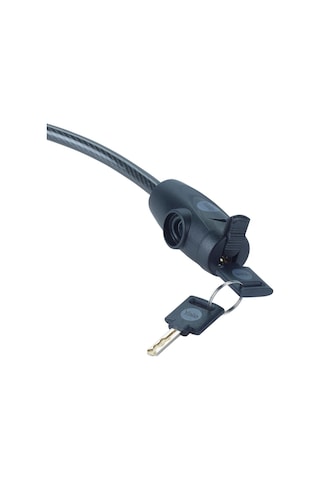 Yale Essential Kablolu Bisiklet Kilidi 10mm - Anahtarlı Gri