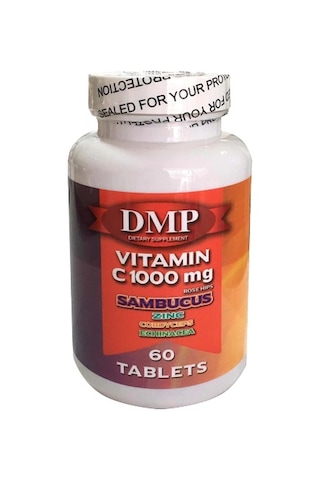 Dmp Vitamin C 1000 MG Çinko Kara Mürver Cordyceps Ekinezya 60 Tb