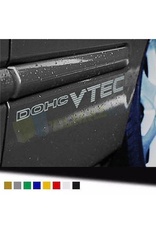 Honda Civic Vtec Dohc Yan Kapı Oto Sticker Yapıştırma 2 Adet Honda Civic Vtec Dohc Yan Kapı Oto Sticker Yapıştırma 2 Adet