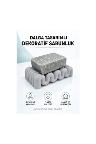 - Dalga Formlu Sabunluk Gri
