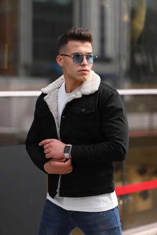 Erkek Kürklü Kot Ceket İçi Kürklü Kot Ceket