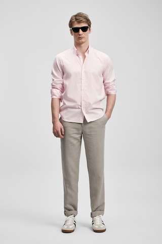 Lufian Danıel Erkek Basic Gömlek Regular Fit Pembe Pembe 111010677100800