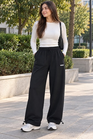 Esra Butik78 Voıd Unisex Oversize Lastikli Bel Büzgülü Paça Premium Eşofman Altı Antrasit Gri