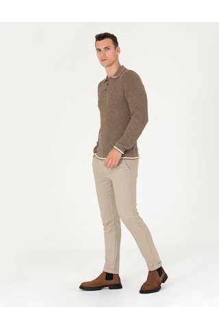 Pierre Cardin Erkek Vizon Pantolon Kanvas-chino 50278471-vr052 Vizon