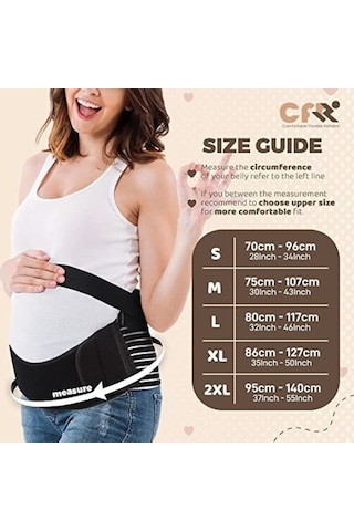 Trendooze Tfd-33248 Nefes Koruyucu Kadın Hamile Bel Bant Bandı Ayarlanabilir Alabilen Mr