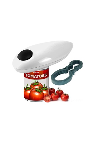 Tenfowee Elektrikli Kutu Açıcı, Tüm Boyutlardaki Konserveleri Otomatik Açar, Yaşlı Ve Arkitle Hastaları İçin Uygun, 360 Kesim, Tırnaklı Kenar Yok, Kolay Temizleme Diğer