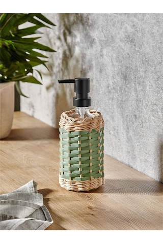 The Mia Rattan Sıvı Sabunluk Yeşil 483 Ml Sbn0075