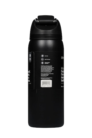Owala 32 Oz 946 Ml Freesip Çift Katmanlı Paslanmaz Çelik Termos Kilitli Kapak Siyah