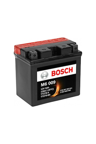 Bosch 5A M6009 YTZ7S-4 / YTZ7S-BS AGM Motosiklet Aküsü
