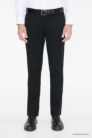 Ac&Co / Altınyıldız Classics Slim Fit Pamuklu Esnek Chino Erkek Pantolon - Siyah