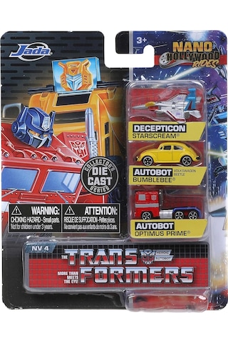 Jada 1/87 Hollywood Rides Nano 3-pack Nv-04 Transformers