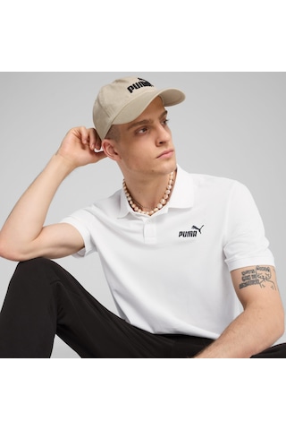 Puma Essentials Erkek Beyaz Polo Tişört 682552-02 Beyaz