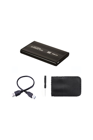 2.5" USB 2.0 Harici SATA Harddisk HDD-SSD Kutusu