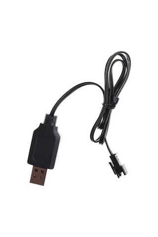 4.8V Oyuncak Araba Için Usb Siyah Soketli Şarj Cihazı