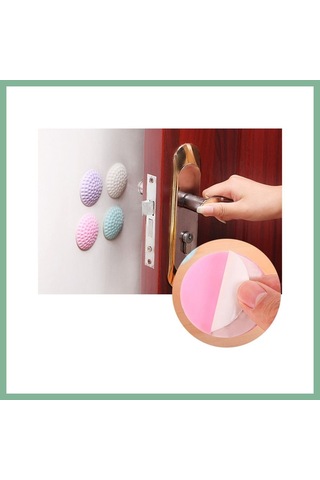 Bşkvirgo Çok Amaçlı Silikon Kapı Duvar Koruyucu Tampon 4lü Paket Bsk2026