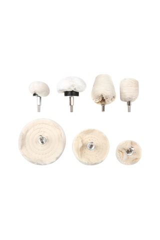 Lemestar 7 Parça 6.35 Shank Cilalama Tekerlek Seti - Paslanmaz Çelik/alüminyum/bakır/cam ,çok Renkli