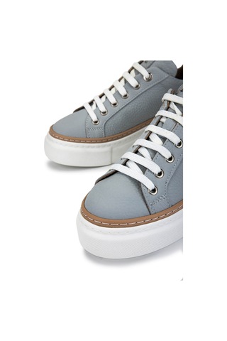 Tamer Tanca Kadın Hakiki Deri Gri Sneakers & Spor Ayakkabı 1116 5022-09 Bn Ayk Sk25-26 Grı Fltr