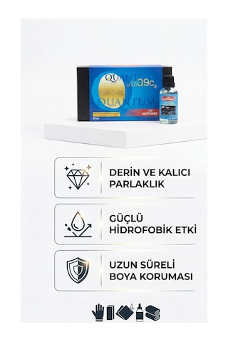 Autowax Q9c2 Seramik Kaplama 50x5 Ml. 9h 5li Paket
