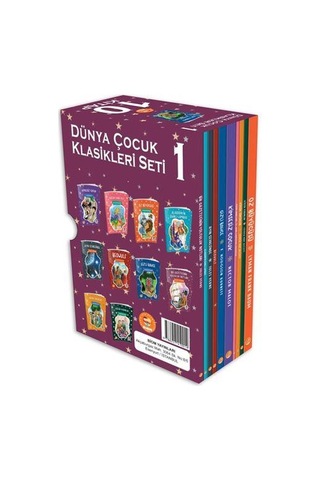 Dünya Çocuk Klasikleri Seti-1 10 Kitap Biom Yayınları