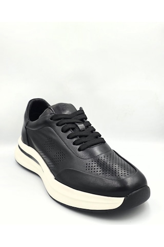 Lbr H1130 Siyah Hakiki Deri Eva Taban Erkek Günlük Casual Deri Spor Ayakkabı