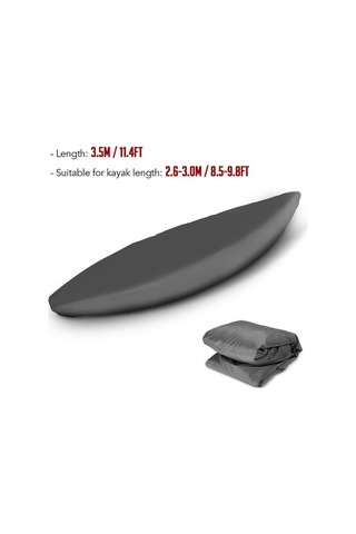 Flybuy Uv Tekne Su Profesyonel Kılıfı Kayak Kano Gri Geçirmez Evrensel Lo