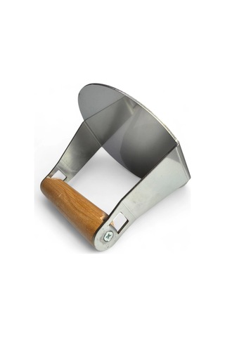 Profesyonel Smash Burger Presi - Paslanmaz, Ahşap Saplı - Restoran Tipi