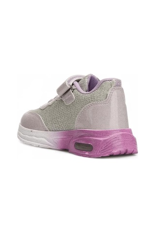 Bebe Işıklı Cırtlı Sneaker Spor Ayakkabı Lila