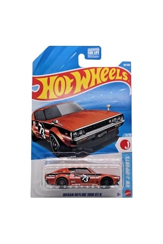 Hot Wheels Tekli Arabalar Nıssan Skylıne 2000 Gt-r Kısa Kart Jjj50